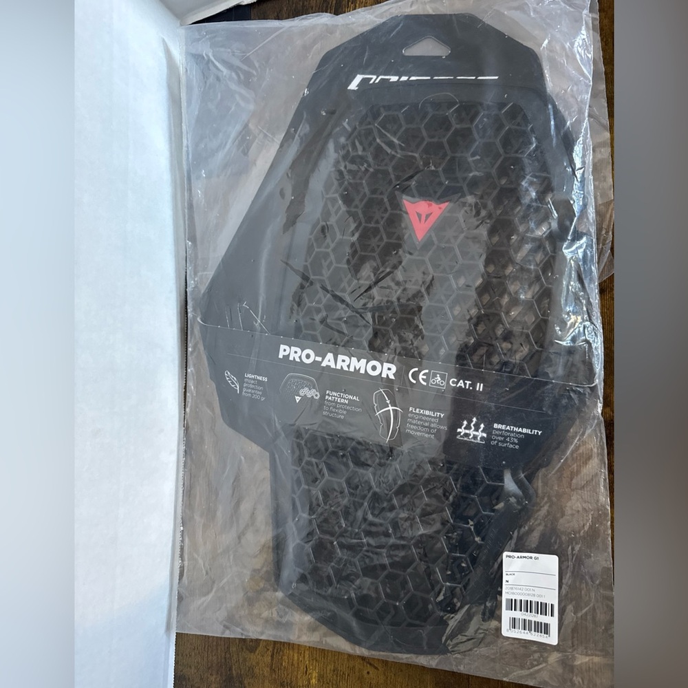 Dainese Pro-Armor G1 Size N Back Protector Black
NEW